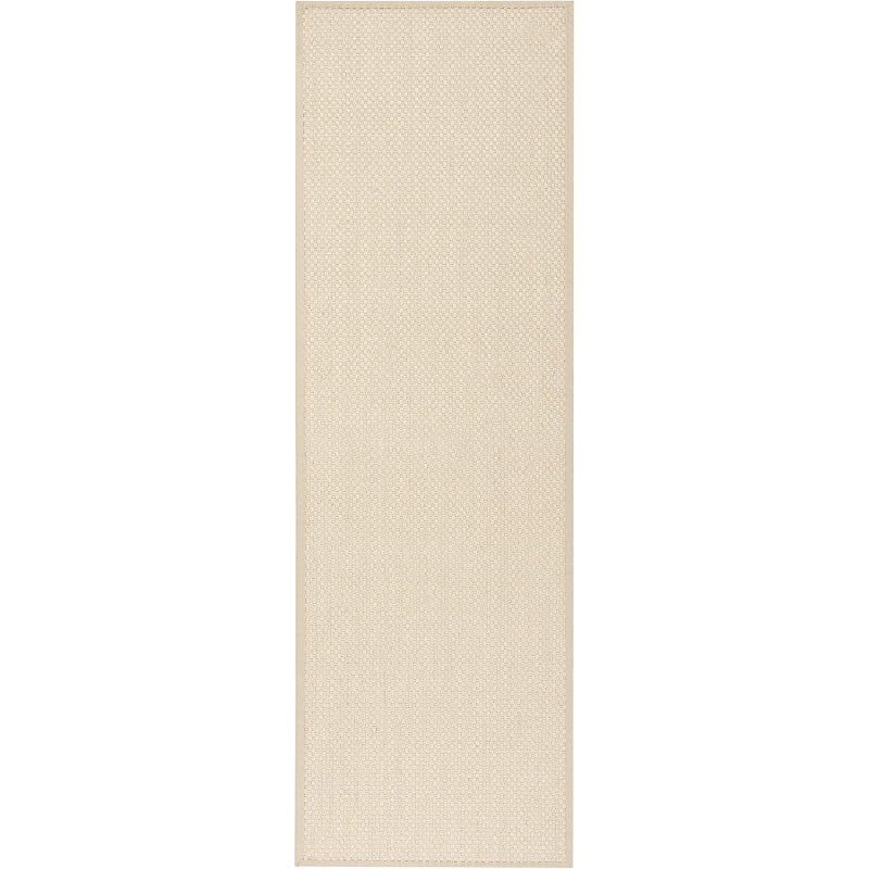 2'6"×6 ft Bordered Sisal Runner Rug