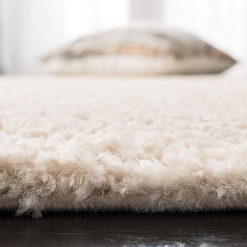 2'3"x6' Beige Soft Plush Shag Runner Rug