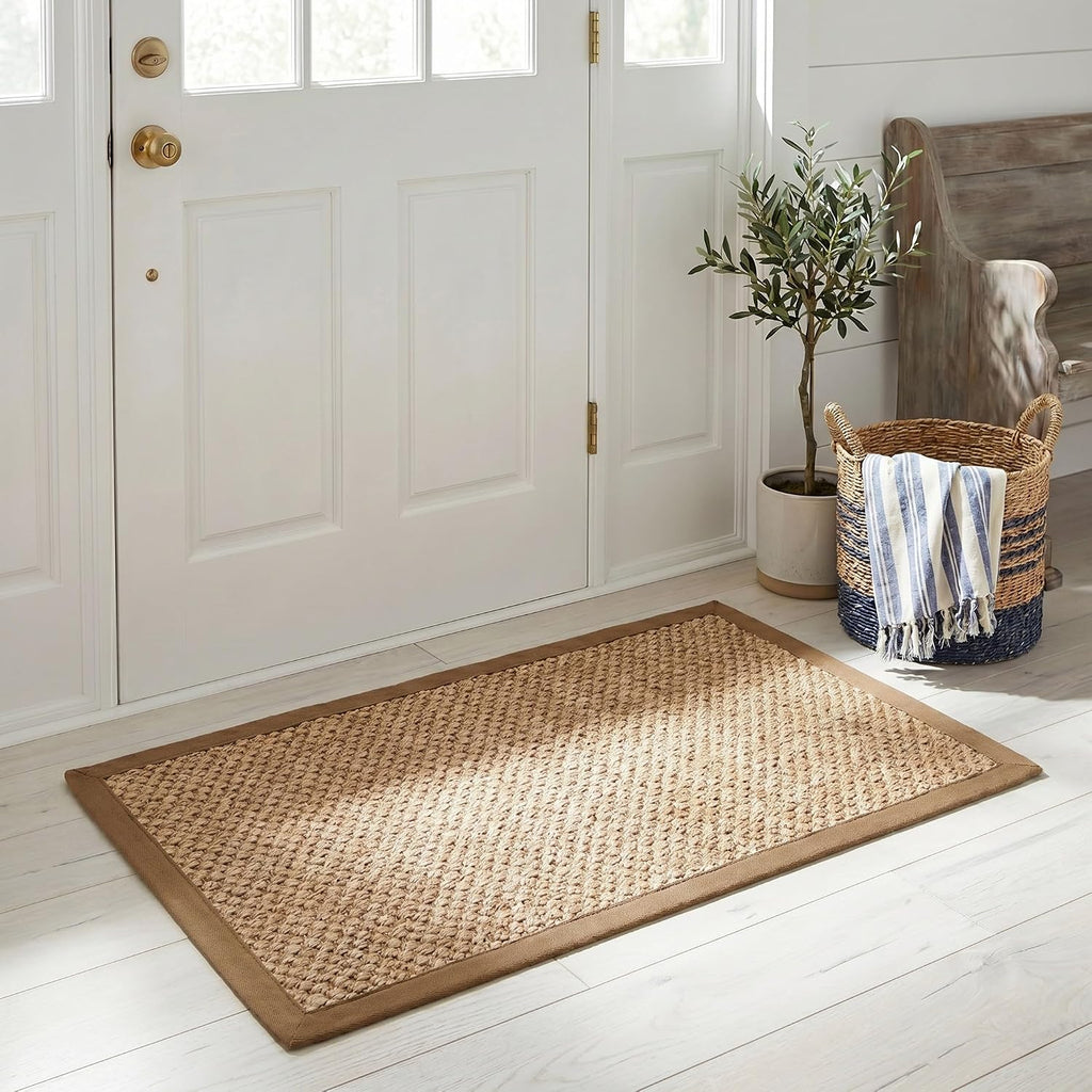 2×3 ft Coastal Natural Fiber Accent Rug