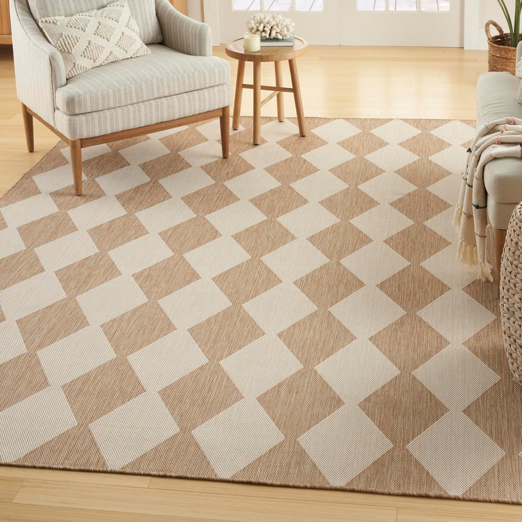 10'x14' Jute Easy‑Clean Area Rug