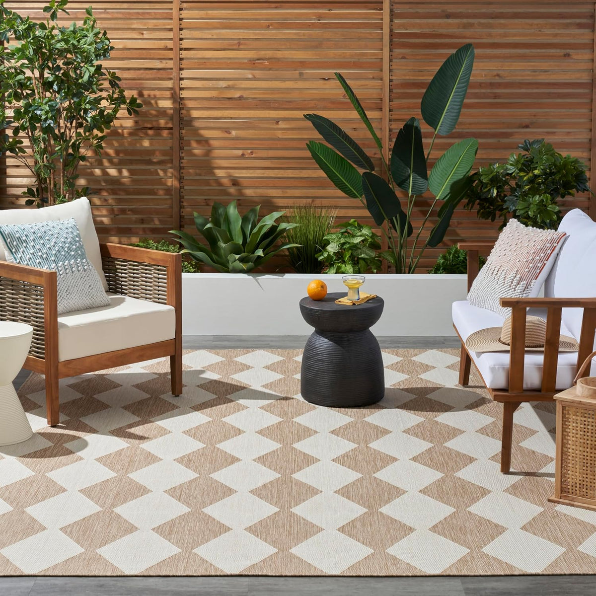 10'x14' Jute Easy‑Clean Area Rug