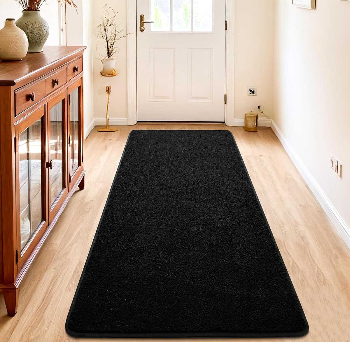 2'6''x8 Minimalist Washable Runner Rug