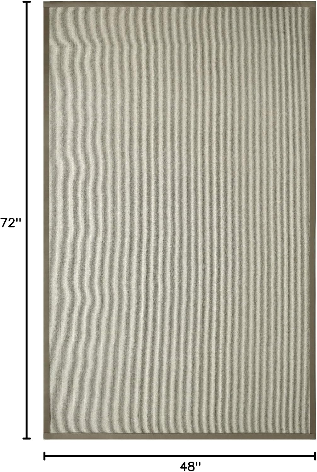 4×6 ft Stain‑Resistant Synthetic Sisal Rug