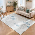 5×7 ft Boho Coastal Washable Area Rug