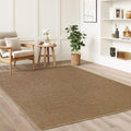 3×5 ft Washable Faux Sisal Area Rug