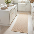 2'6"×6 ft Bordered Sisal Runner Rug