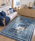 5×7 ft Vintage Nautical Coastal Area Rug