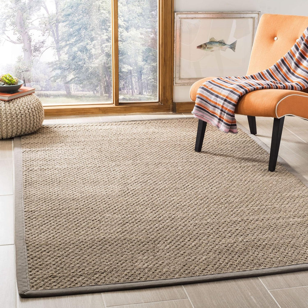 2×3 ft Bordered Sisal Natural Fiber Rug