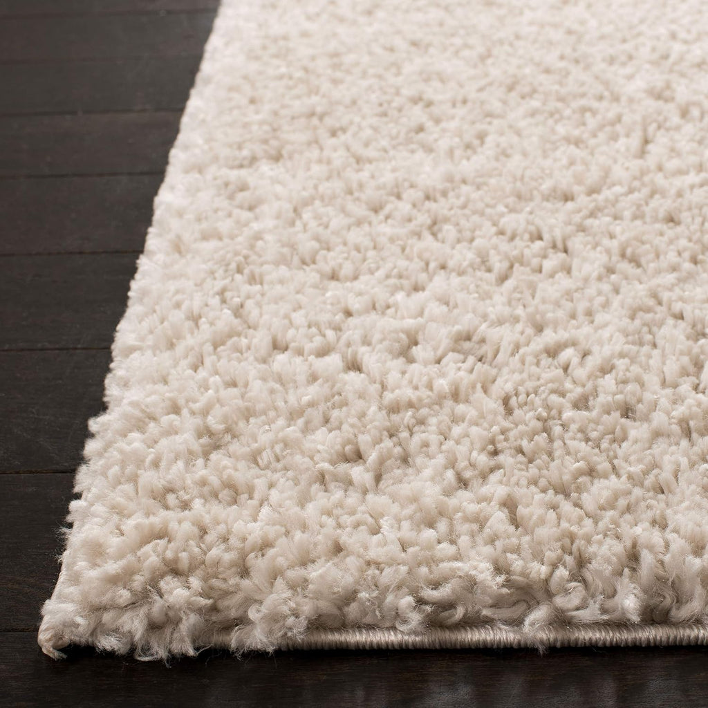 2'3"x6' Beige Soft Plush Shag Runner Rug