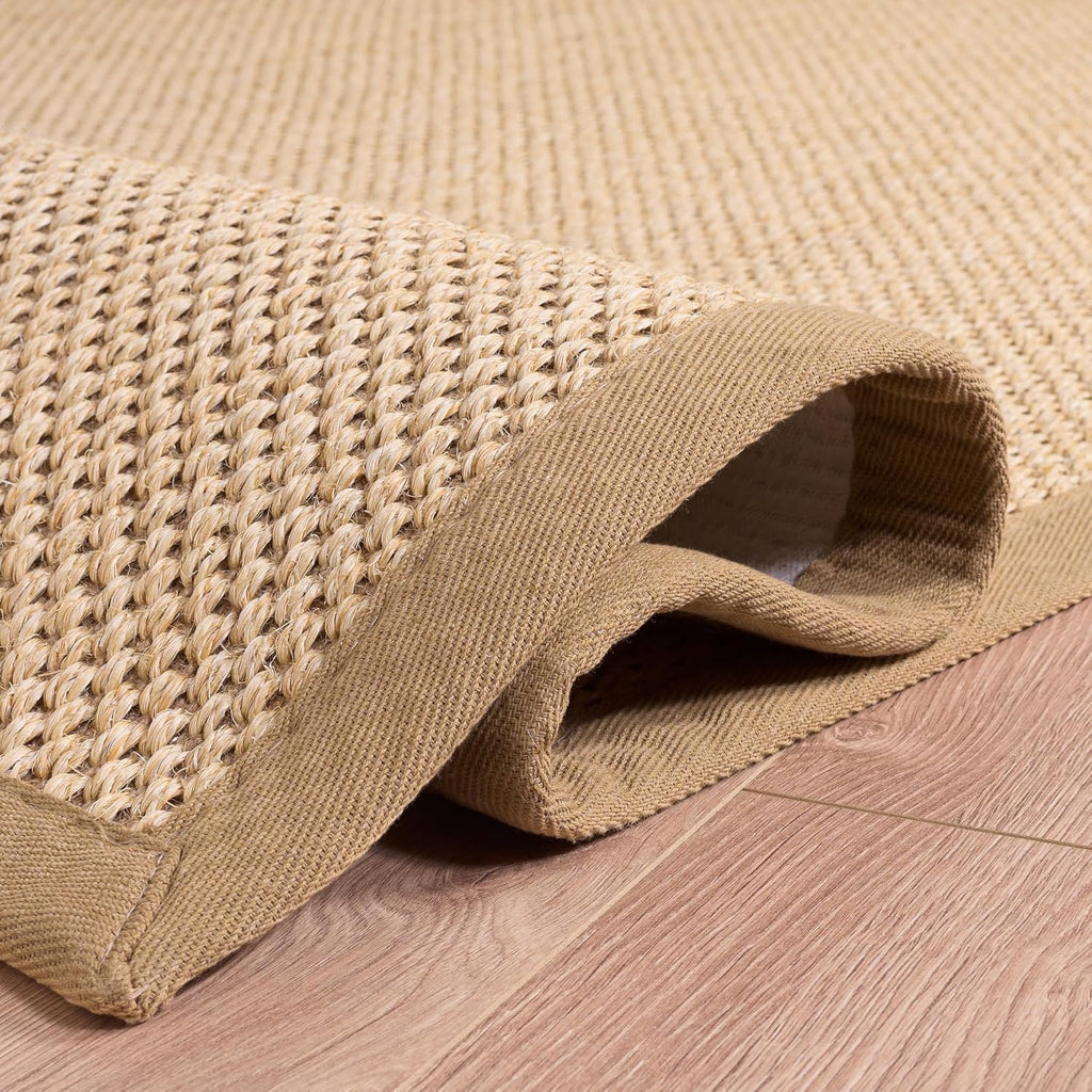 2×3 ft Bordered Woven Sisal Area Rug