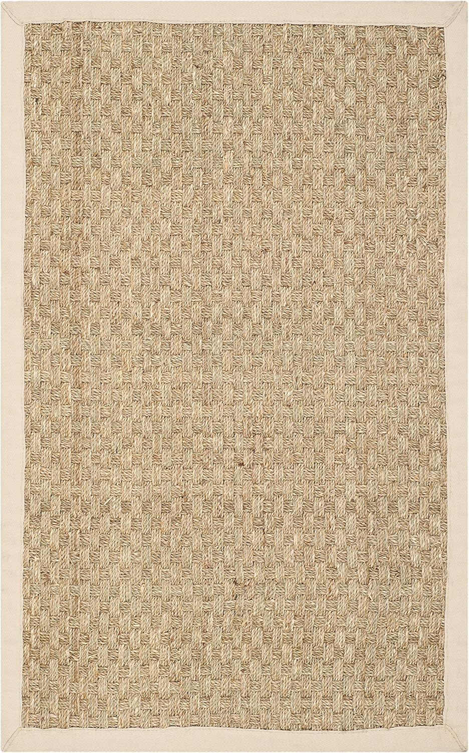 2×3 ft Textured Natural Fiber Accent Rug
